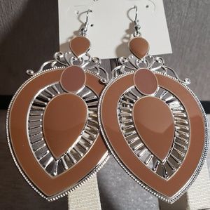 Artisan Style Metal Earrings